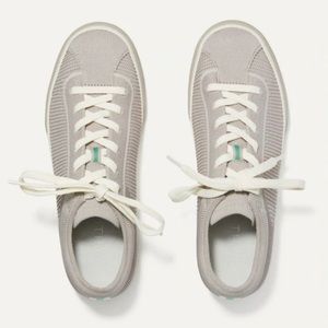 Rothy's Vintage Gray Lace Up Sneakers - Size 8